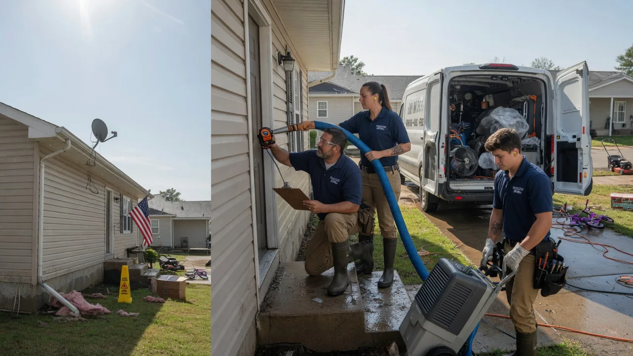 Ceiling Water Damage Restoration in Quasqueton, IA near me